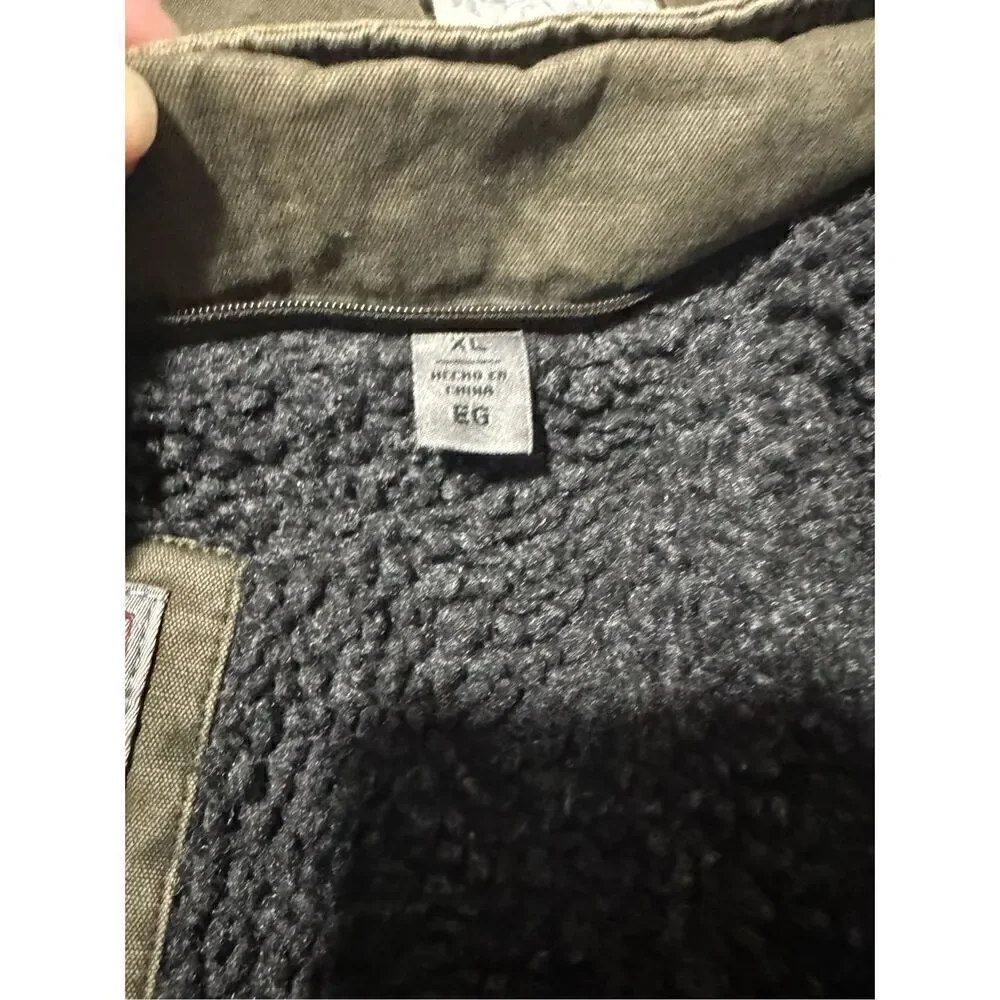 Levi’s Green washed military jacket XL